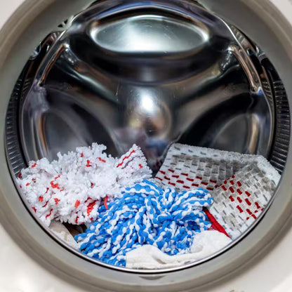 Easywring Spin Mop Head Replacements, Machine Washable Microfiber Refills (2-Pack)