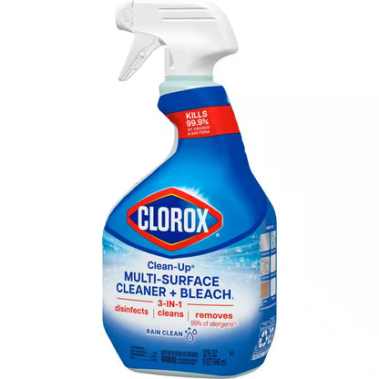 Clean-Up 32 Oz. Rain Clean Scent All-Purpose Cleaner with Bleach Spray (3-Pack)
