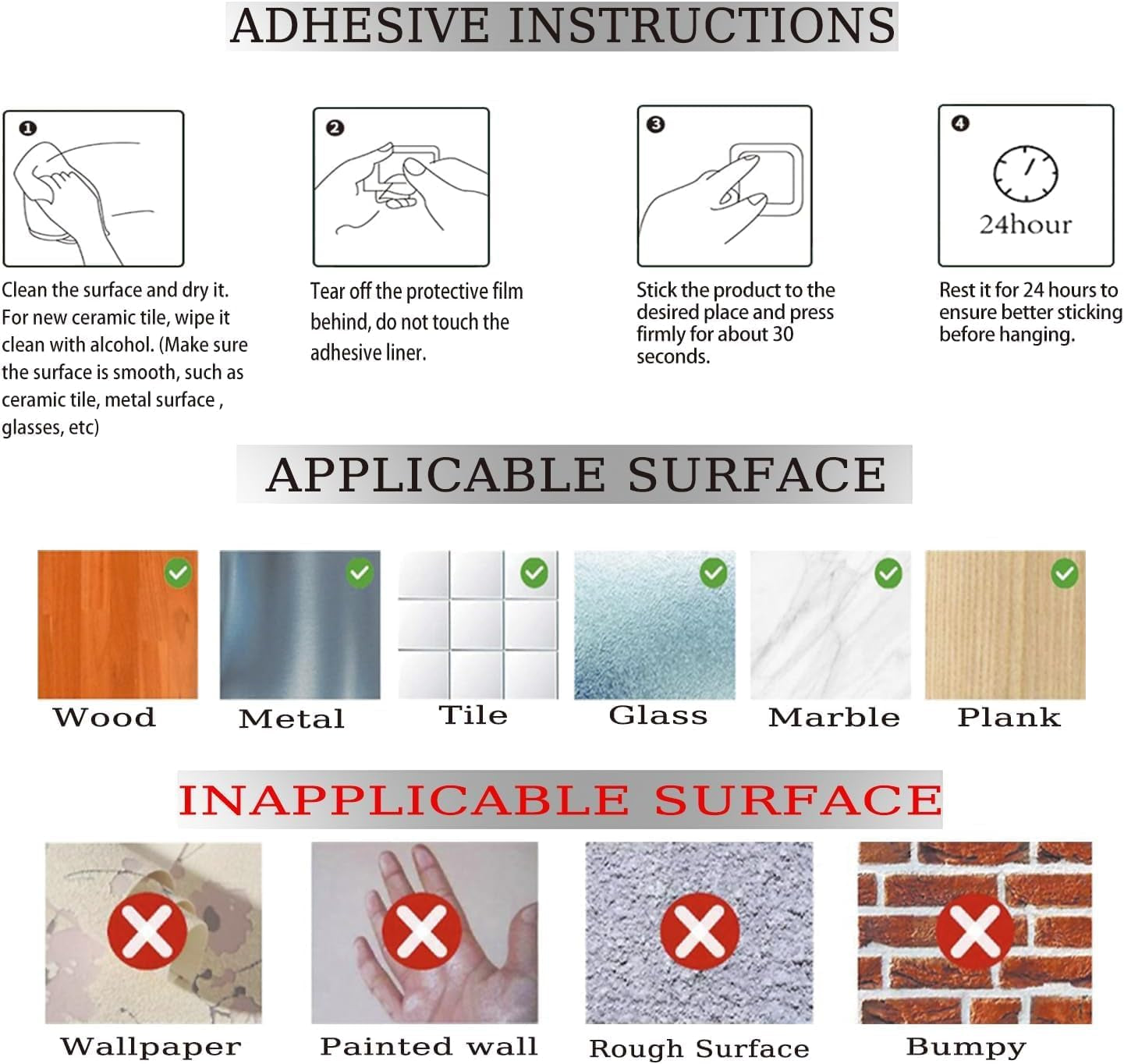 Hair Dryer Holder, Hair Dryer Holder Wall Mounted, Self Adhesive Blow Dryer Holder, Stainless Steel Dyson Hair Dryer Holder, Hairdryer Holder for Bathroom