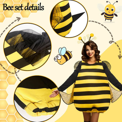 Bumble Bee Costume for Women Funny Animal Halloween Adult Costumes