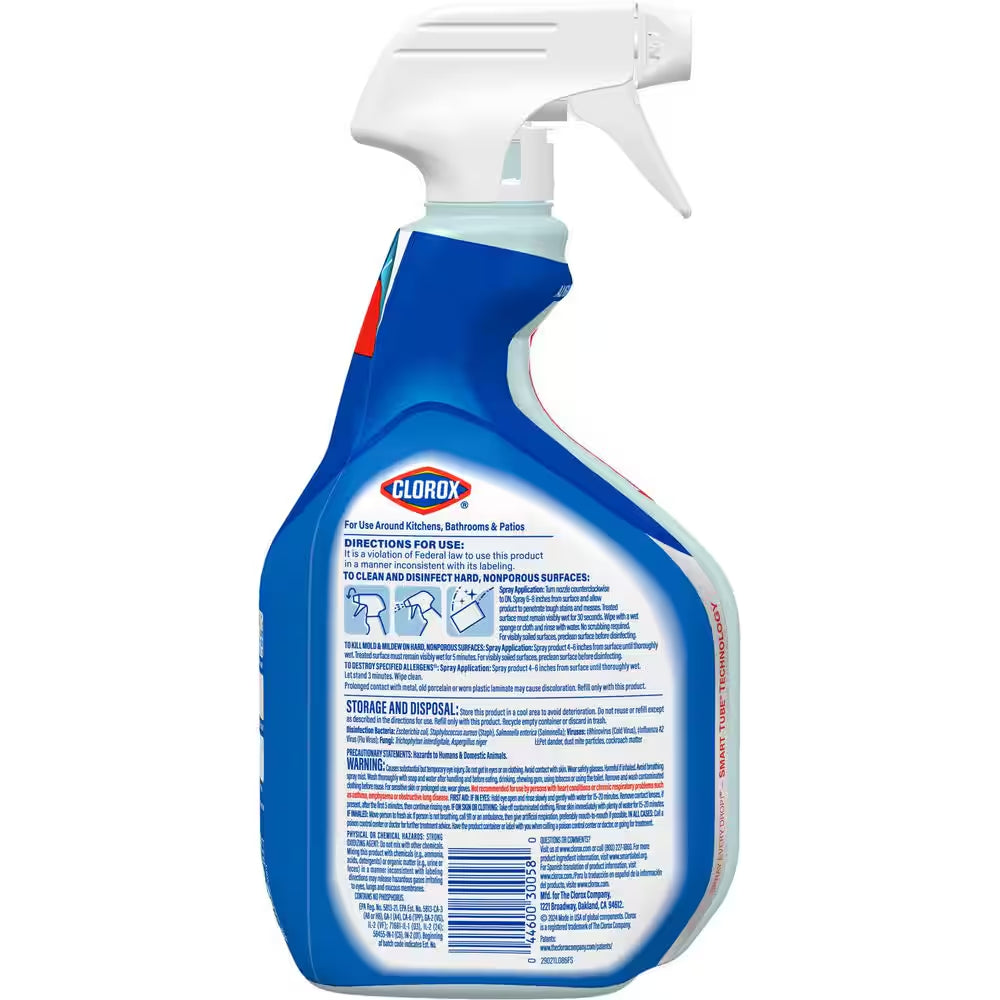 Clean-Up 32 Oz. Rain Clean Scent All-Purpose Cleaner with Bleach Spray (3-Pack)