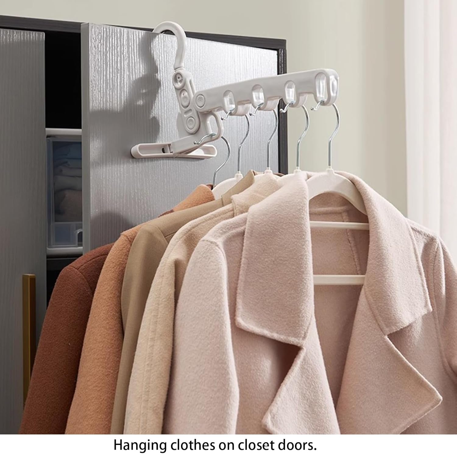1Pc Portable Folding Clothes Drying Rack and 5 Pcs Foldable Hangers Which Is a Great Combo for Travel, Hotels, Camping, with a Large Storage Bag
