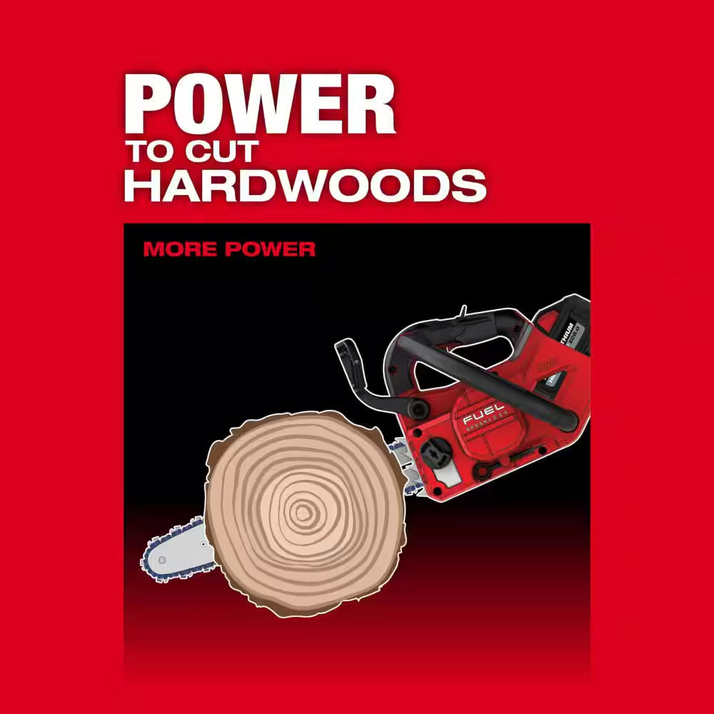 M18 FUEL 12 In. Top Handle 18-Volt Lithium-Ion Brushless Cordless Chainsaw (Tool-Only) W/12 In. Chainsaw Chain