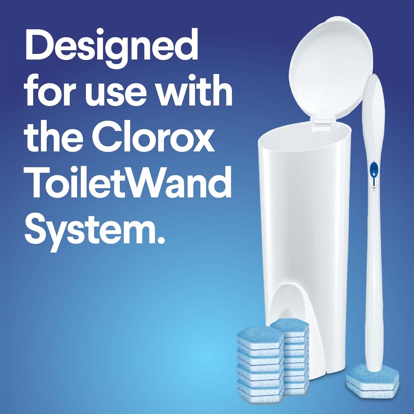 Toilet Wand Scentiva Coconut & Waterlily Refill, 10Ct