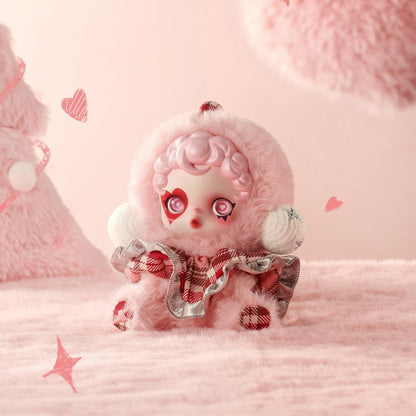 SKULLPANDA Winter Symphony Series Plush, 6Pcs Blind Box Figures, Random Design Action Figures Collectible Toys Home Decorations, Holiday Birthday Gifts, Whole Set