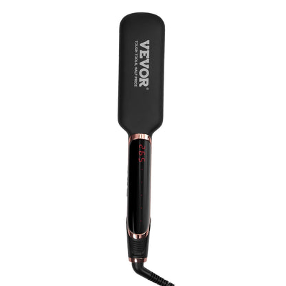 SKYSHALO Titanium Hair Straightener, 2-Inch - Features Infrared, Negative Ions, Dual Voltage (110V/240V), LCD Screen & 11 Temperature Settings, Ideal for Salon, Home & Travel