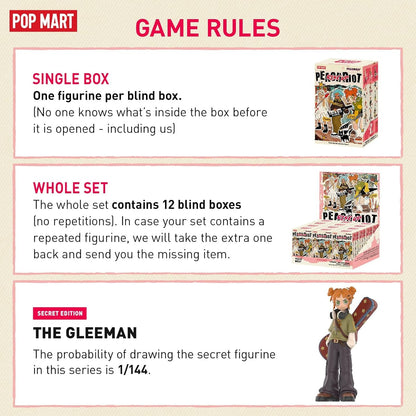 Peach Riot Rise up Series Figures, 12Pcs Peach Riot Blind Box Figures, Random Design Action Figures Collectible Toys Home Decorations, Holiday Birthday Gifts for Boys and Girls, Whole Set