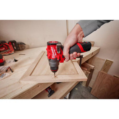 M12 FUEL 12-Volt Li-Ion Brushless Cordless Hammer Drill/Impact Driver Combo Kit (2-Tool) W/M12 Right Angle Die Grinder