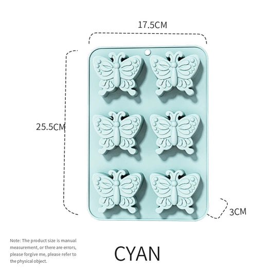 Butterfly Fondant Cake Decorating Tools Handmade Chocolate Bakeware Dessert Decoration Cookie Bee Cake Mold Kitchen Accessories