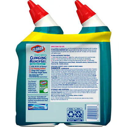 Plus Tilex 32 Oz. Mold and Mildew Remover and 32 Oz. Toilet Bowl Clinging Bleach Gel Bundle