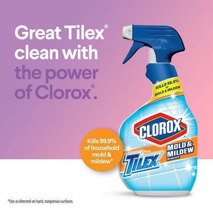 Plus Tilex 32 Oz. Mold and Mildew Remover and 32 Oz. Toilet Bowl Clinging Bleach Gel Bundle
