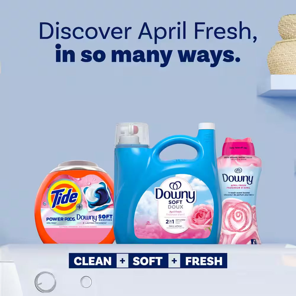 Ultra April Fresh Scent Liquid Fabric Softener, 190-Loads, 140 Fl. Oz.