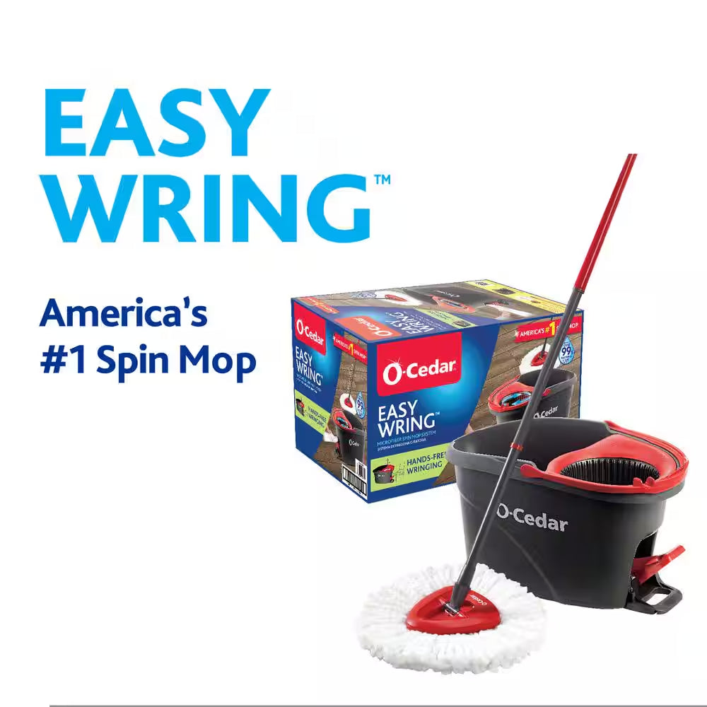 Easywring Microfiber Spin Mop with Bucket System