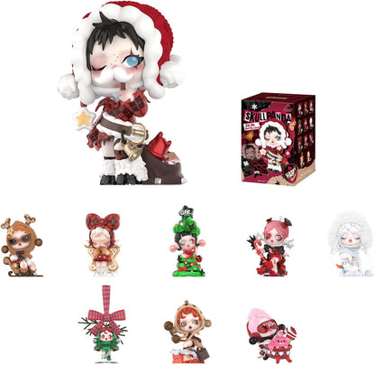 SKULLPANDA Wishing Time Series Blind Box Figures, Random Design Action Figures, Collectible Toys, Home Decorations, Holiday Birthday Gifts, Single Box