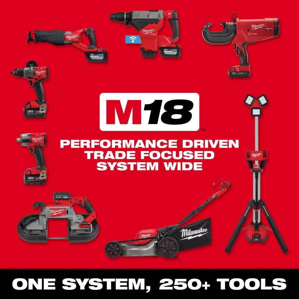M18 FUEL 18V Lithium-Ion Brushless Cordless HACKZALL Reciprocating Saw Kit with Carbide Teeth AX SAWZALL Blade