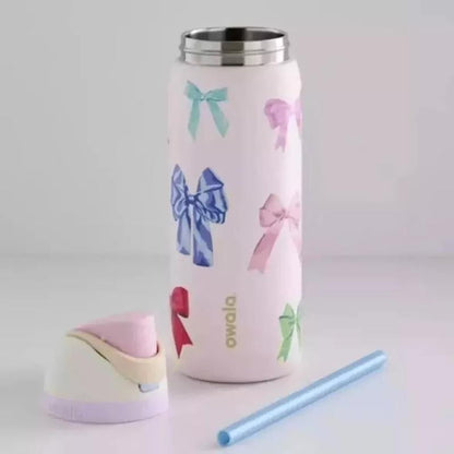 Owala Freesip 32Oz – Urban Outfitters Edition, Flower Crown, Tea Time Pink Hydration Bottle, Pillow Fight Cherry, Candy Coated