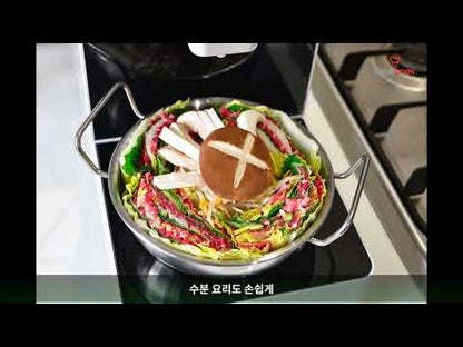 Hauscook Stainless Steel Double Handle Pot