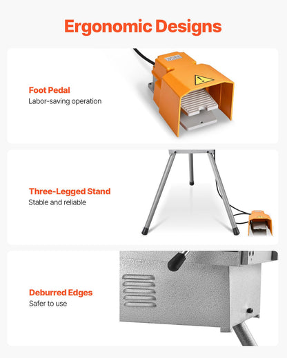Electric Pipe Threader Machine – 750W, 28RPM – For 1/2" to 2" Pipes