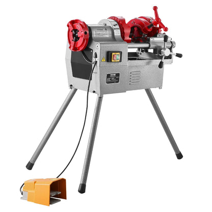 Electric Pipe Threader Machine – 750W, 28RPM – For 1/2" to 2" Pipes