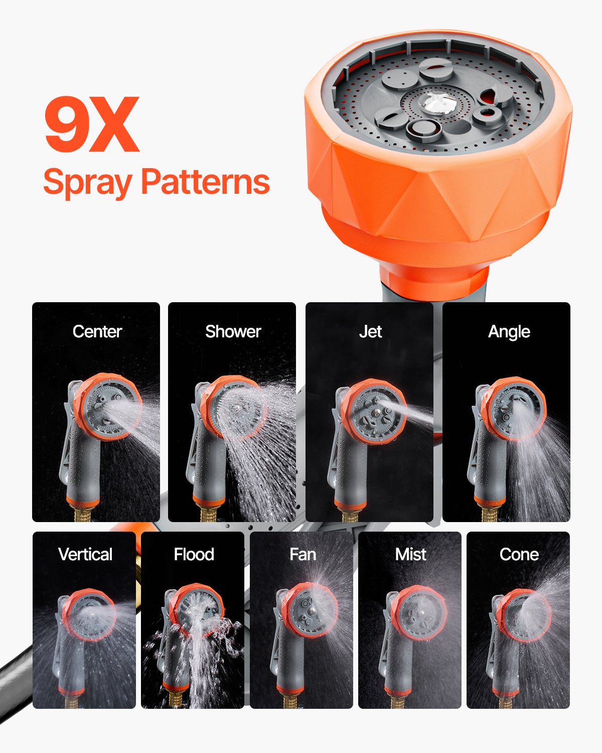 VEVOR Retractable Hose Reel – 85Ft Wall-Mounted Garden Water Hose Reel