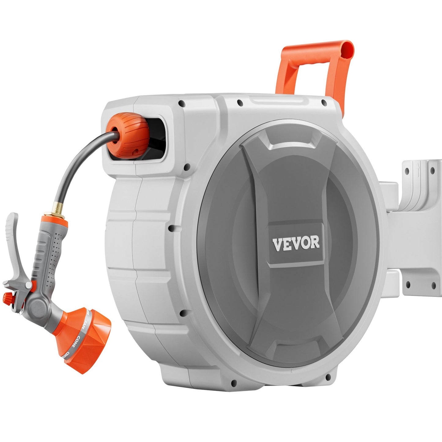 VEVOR Retractable Hose Reel – 85Ft Wall-Mounted Garden Water Hose Reel