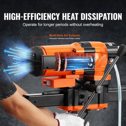 Diamond Core Drill Machine – 0.8" to 11.8" Diameter, 3500W Wet Core Drill with Stand