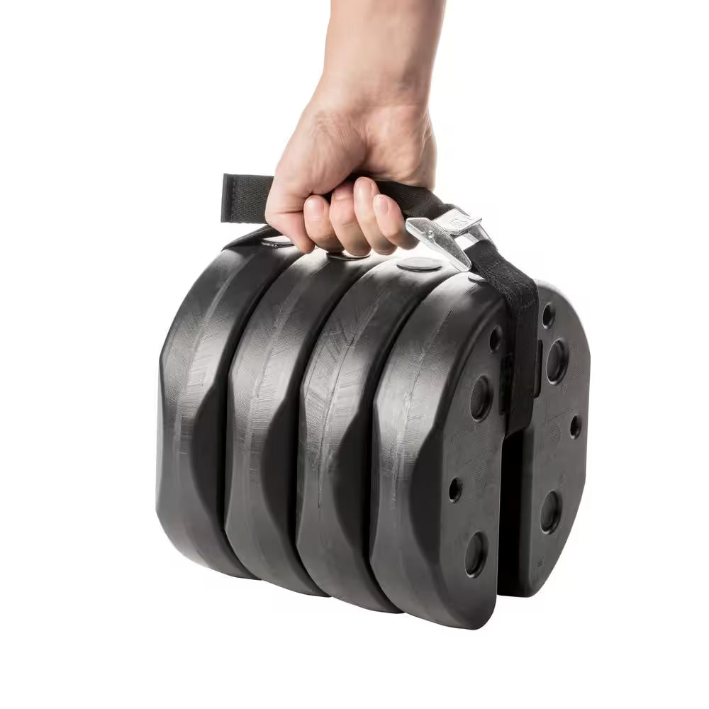 30 Lbs. 40LBs. Black US Weight Canopy Weight Plates (Set of 4)